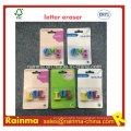 TPR Letter Eraser for Stationery Kids